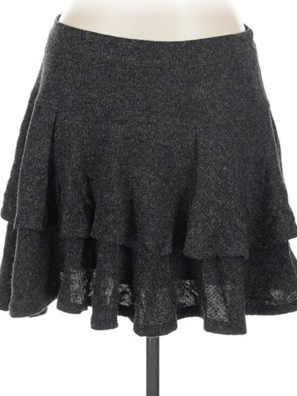 NWT THML Dark Gray Layered Skirt